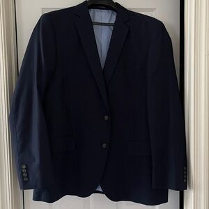 Signature Blue and White Striped Blazer